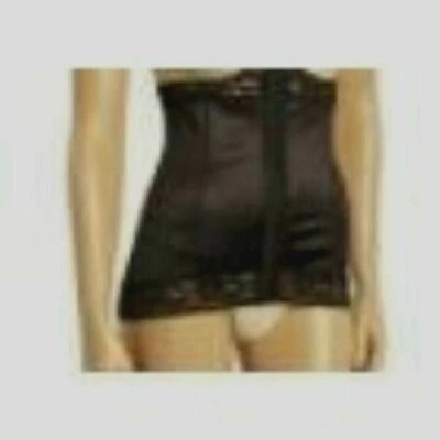 Rago 826 Luxury Satin and lace Medium shaping Corset Black  Sizes XL-6X - Image 1 of 4