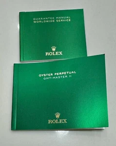 OEM Rolex GMT Master II Booklet Manual 116710 BLNR Plus Warranty Booklet 2018 - Picture 1 of 5