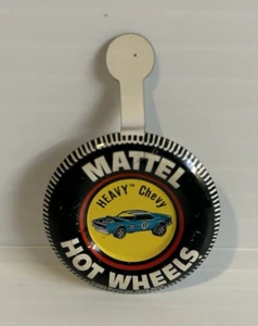 Hotwheels 1969 Metal button HEAVY CHEVY w/tab - Picture 1 of 2