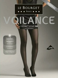 Collant Satiné Taille 1 - 15 Deniers Le Bourget Voilance Volcan - Picture 1 of 4