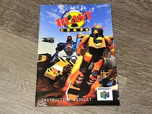 Folleto manual de instrucciones Blast Corps solo Nintendo 64 N64 - Imagen 1 de 3