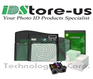 Fargo DTC4250e doppelseitiges komplettes Fotoausweis Druckersystem - Bild 1 von 5