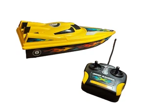 Boat Racers Bat Operate Remote Control 15¾" Speedboat 49 MHz TESTED WORKS! EUC - Picture 1 of 14