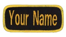 Name patch Uniform/Work shirt personalized tape Embroidered Identification tape!
