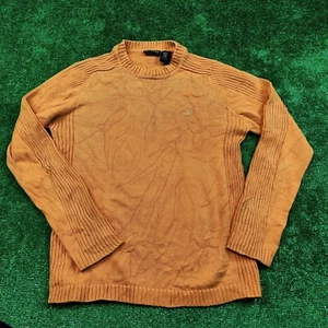 Vintage Polo Jeans Co Suéter Para Hombres Medio Naranja Tejido Ralph Lauren Informal Años 90 - Imagen 1 de 12