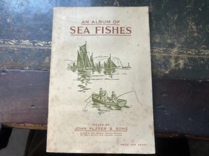 PLAYERS: Sea Fishes 1935. Album with Full Set 50 Cards - Picture 1 of 6