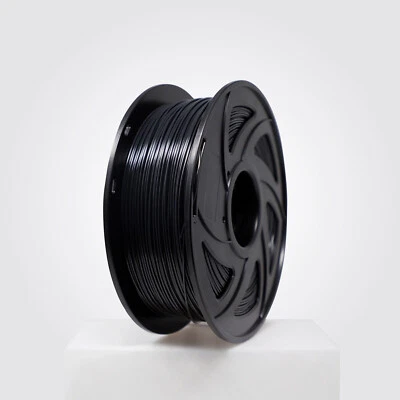 3D Black 2.85mm Filament 1kg/2.2lb Inland PLA Plus PLA+ Dimensional Accuracy NIB - Image 1 of 4