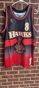 Maglietta Hawks 100% autentica Steve Smith Mitchell & Ness 96 97 taglia XL - Foto 1 di 7