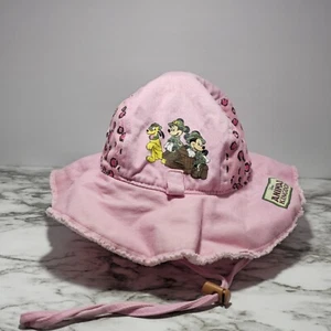 Walt Disney World Reino Animal NIÑOS Sombrero Cubo Rosa Safari Mickey Minnie Pluto - Imagen 1 de 8