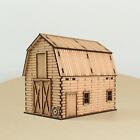 1/72 Miniatur-Holzhaus, interaktiv fr die Kriegsschauplatz-Modelleisenbahn