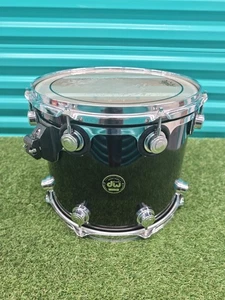 ⚡DW Drum Workshop 1997 Collectors Series 14”X12” Rack Tom Drum - Negro⚡ - Imagen 1 de 17