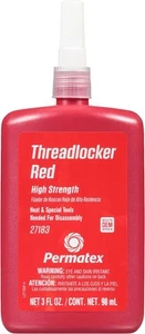 Permatex 27183-6PK High Strength Threadlocker Red, 90 ml (Pack of 6) - Picture 1 of 1