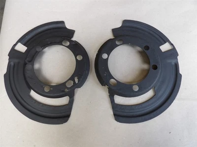 Front Disc Brake Dust Debris Shields Pair Jeep Cherokee XJ Wrangler YJ TJ *Check - Image 1 of 4