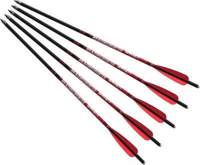 Barnett HeadHunter Carbon Crossbow 20" Arrows w/ Field Points (5-PACK) - 16075 - Image 1 of 3