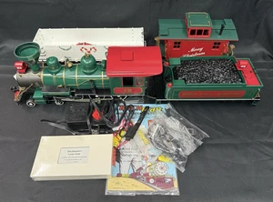 Bachmann G Scale #12 North Pole Christmas Santa Train Set Complete EX/no box - Picture 1 of 24