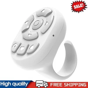 Télécommande E-book Page Turner BT sans fil caméra obturateur bouton selfie blanc - Photo 1/11
