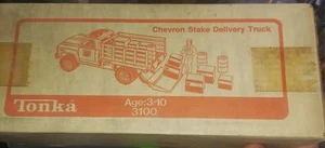 Vintage 1982 Tonka Truck 3100 Chevron Stake Delivery Truck - Picture 1 of 4