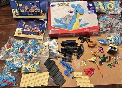 Miscellaneous Building Blocks Lot 2.5lbs Total Weight. INCOMPLETE Sets. Pokémon - Image 1 of 4