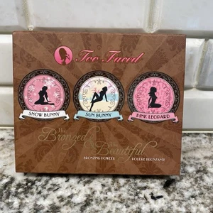 Discontinued Too Faced The Bronzed & Beautiful Snow & Sun Bunny & Pink Leopard - Picture 1 of 7
