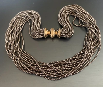 Pierre Lang Collier GO light grey HX 55 cm *** Neuwertig *** Rarität *** - Bild 1 von 3