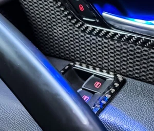 VW Scirocco Carbon Fibre Window Control Frame (MK3 / 3.5) 2008-2018 - Picture 1 of 4