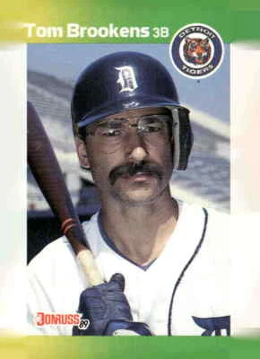 1989 Donruss #508a Tom Brookens - Image 1 of 2