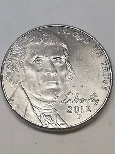2012 P Jefferson Nickel Five Cent USD Error Coin Multiple Die Chips & Cracks - Picture 1 of 11