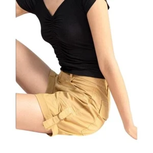 Sanctuary Cali Cargo Shorts In True Khaki - Picture 1 of 5