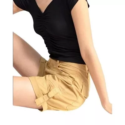 Sanctuary Cali Cargo Shorts In True Khaki - Image 1 of 4