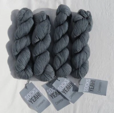 Lote de 4 madejas CALCETINES SÍ! Hilo de lana merino superlavado fino CoopKnits 109 Lolite Foto 1 de 3