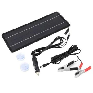5W 12V Portable Solar Panel Trickle Charger Car Battery Maintainer for Boat RV - Picture 1 of 9
