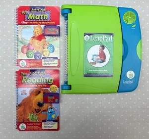 Leap Frog Leap Pad Learning System 3 Books & 2 Games - Picture 1 of 7