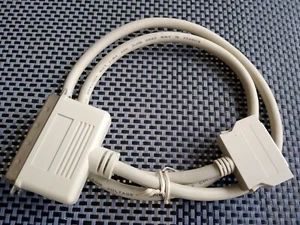 100cm SCSI KABEL 50 Pol auf Centronix 50 polig voll belegt 10mm Profiware - Bild 1 von 5