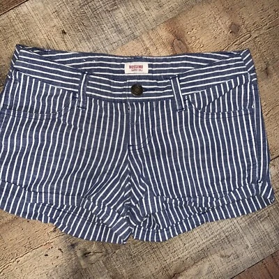 Pantalones Cortos Mossimo Cambray Rayas Regular Juniors 3 Mujeres 222 Ajuste 6 Foto 1 de 4