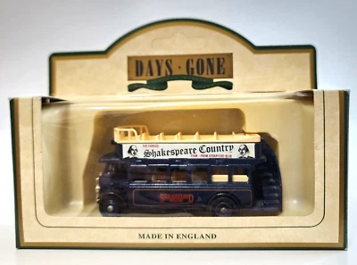Days Gone Vintage 1:64 - 1932 AEC Regent Open Top Bus Stratford Blue No. 68005 - Image 1 of 4