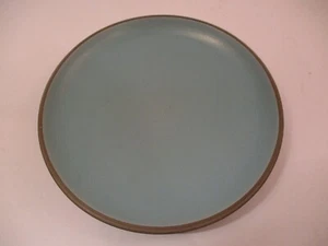 Vintage Heath Ceramics 8.75" Lid Footed Dish Turquoise Blue Brown - Picture 1 of 5