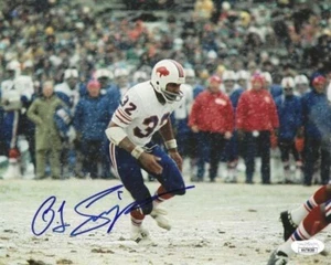 Signed 8x10 O.J. SIMPSON Buffalo Bills Autographed photo - w/ JSA Witness COA - Bild 1 von 1