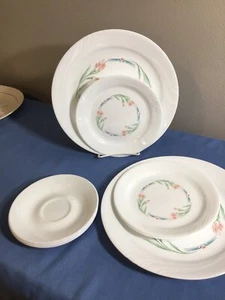 9 Pc Corelle Spring Breeze Plates - Picture 1 of 1