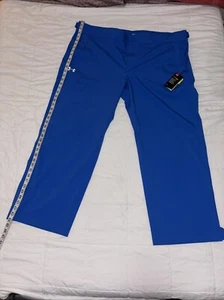 Under Armor Storm ROYAL Waterproof Breathable Loose Fit Golf Pants Men’s 3XL - Picture 1 of 11