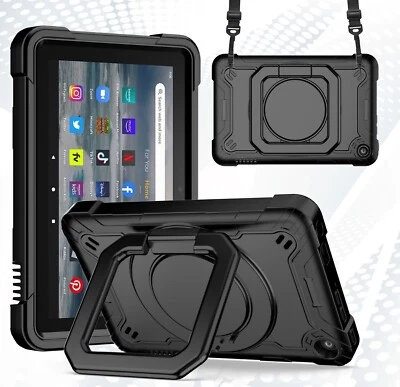 Amazon Fire HD 8 Plus Tablet Case 12th Generation 2024/2022 Shockproof Rubber - Image 1 of 3