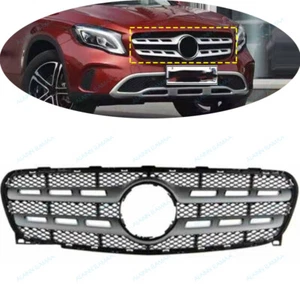 Front Bumper Radiator Grille Cover Fit For Mercedes Benz GLA X156 2017-2019 - Picture 1 of 3