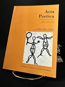 Acta Poetica 7, primavera 1987 - Picture 1 of 10