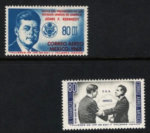 OPC 1962-68 México Kennedy correos aéreos Sc#C262 C282 montado sin montar o nunca montado 4767 - Imagen 1 de 1