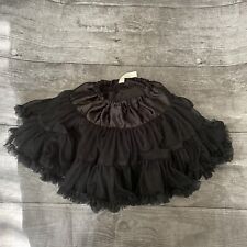 Girl’s Cherokee Black Tutu Skirt S/M SEE NOTES Halloween Zombie Distressed