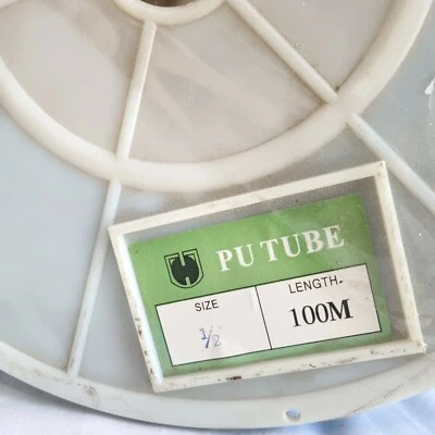 Polyurethane Pneumatic PU Tube Tubing 12.7mm x9.6mm 100 Metre Blue Flexible Hose - Image 1 of 4