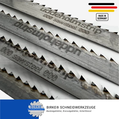 🔵Birke® Bandsägeblatt UDDEHOLM GEHÄRTET Länge 1070-2500mm Breite 6-15mm🔵 - Bild 1 von 4