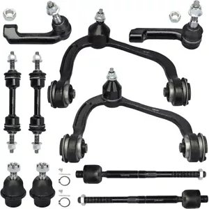 12 PCS BRTEC Front Upper Control Arms Tierod Sway Bar for 09-14 Ford F-150 F150 - Foto 1 di 8