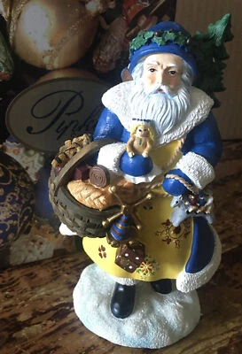 Figura PIPKA Santas 6" 2014 PAN DE NAVIDAD DE SANTA ~ Numerada ~ Nueva en caja Foto 1 de 3