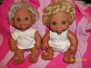 RARE HTF VINTAGE 1974 DAM NORFIN TROLL BABY GIRL & BOY ANATOMICALLY CORRECT - Picture 1 of 9