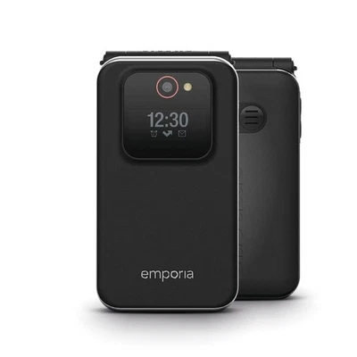 Emporia JOY 2G Black - Modell 2025 Handy (Seniorenhandy, Klapp) #1906905